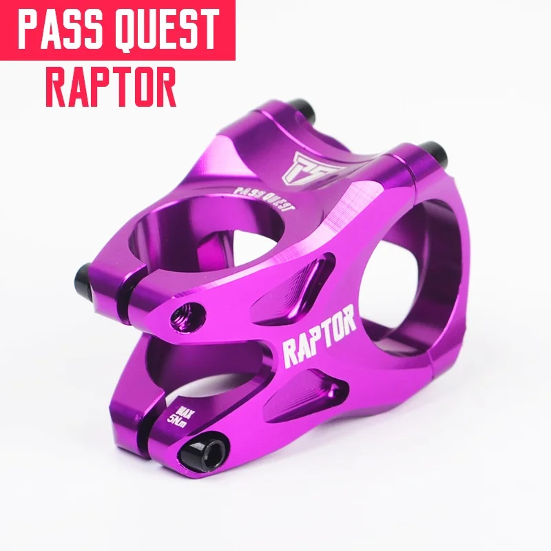 Пройти QUEST RAPTOR Stem 31,8 мм горный велосипедный вынос велосипед am, DH FR DJ ENDURO - Цвет: Purple