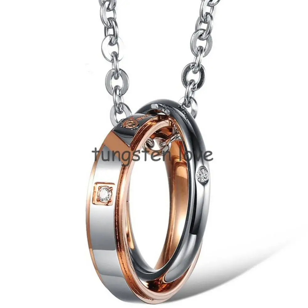 1 шт 2020 Мужская и женская подвеска из нержавеющей стали с надписью True Love две пары