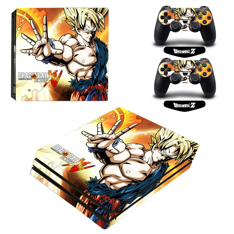 Виниловый чехол ARRKEO Dragon Ball Z Super Goku наклейка для PS4 Pro PlayStation 4 Консоль 2 контроллера