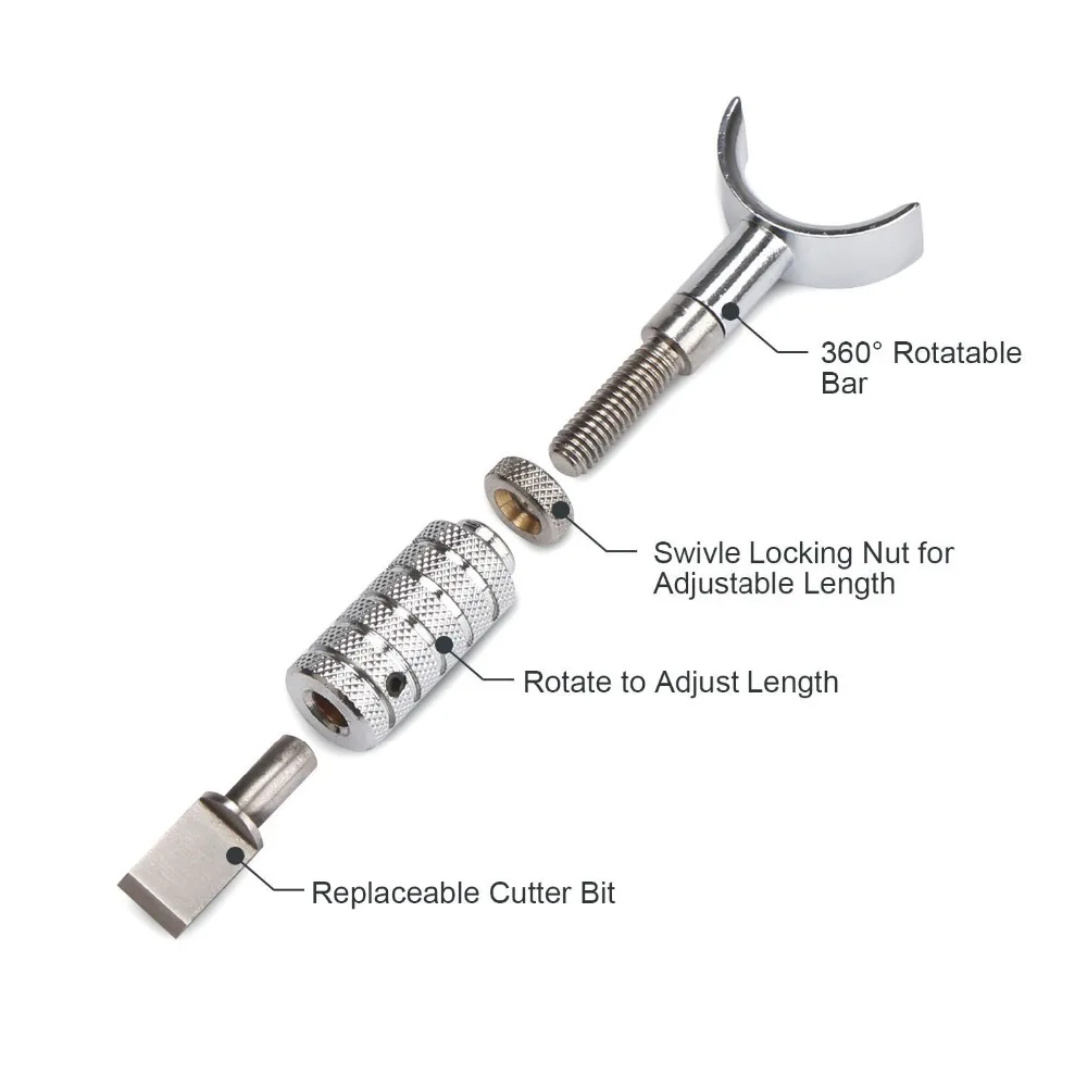Precision Copper Rotating Spin Leather Swivel Knife Stainless Steel Cutter Carving Engrave Blade Arts Crafts DIY Tool Adjustable |