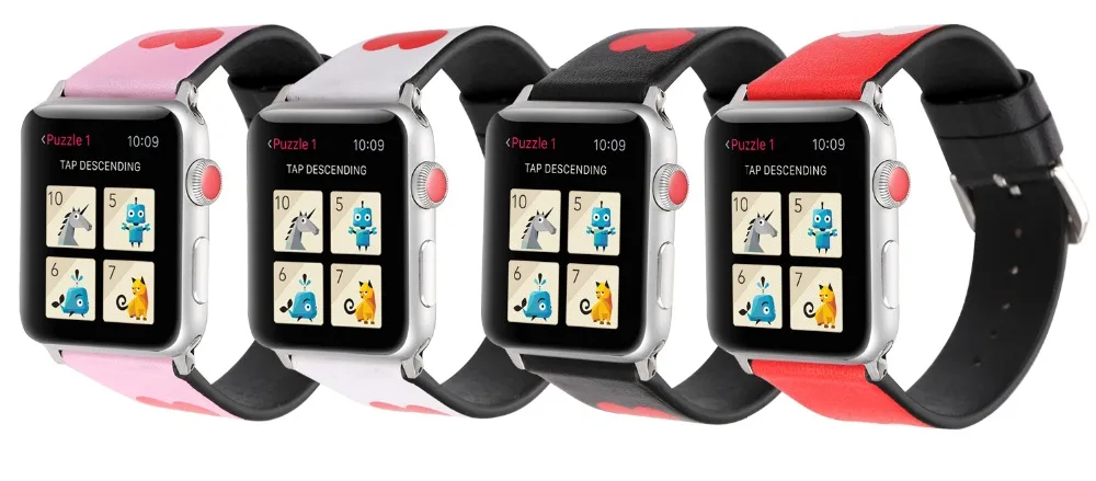 Пара ремешков для Apple watch 5 ремешок 44 мм 40 мм iWatch 42 мм 38 мм браслет из натуральной кожи ремешок для Apple watch 4 3 2 1