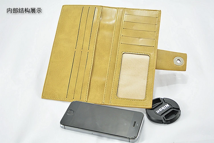 Длинный кошелек Феи Серафима виновная корона мультяшный кожаный из