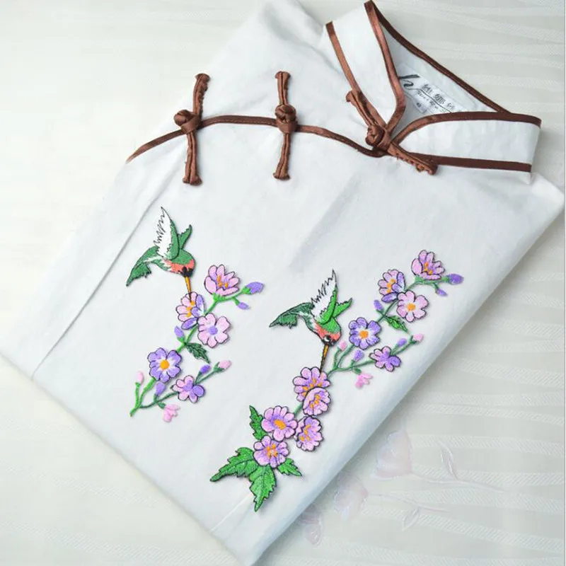 Аксессуары для аппликации с логотипом цветов и птиц патчи вышивкой утюгом одежды