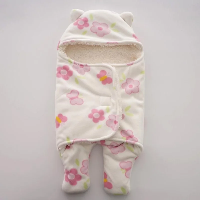 Новое плотное бархатное Пеленальное Одеяло для новорожденных уличная коляска