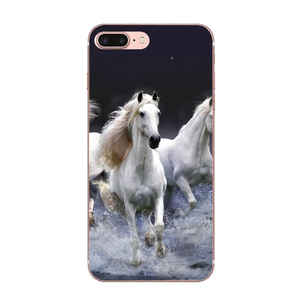 Мягкий чехол из ТПУ с защитным покрытием Wild Horses Running At Sunset для Xiaomi Redmi Mi Note 7 8 9 SE Pro