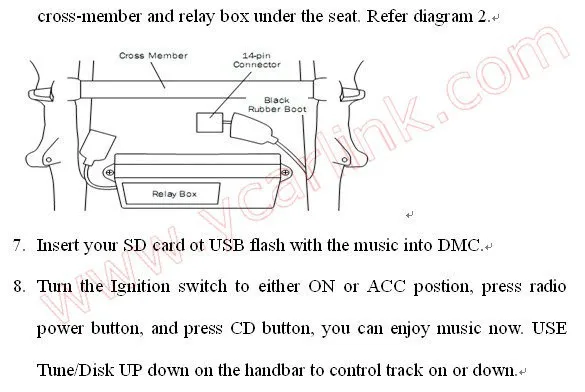 Yatour автомобильный аудио mp3-плеер для Honda Goldwing GL1800 USB SD AUX цифровой музыкальный адаптер