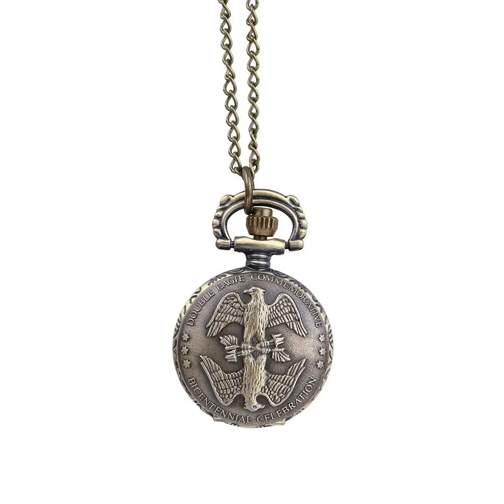 Модные женские карманные часы со стеклом Spire в стиле ретро цвета чая повседневные