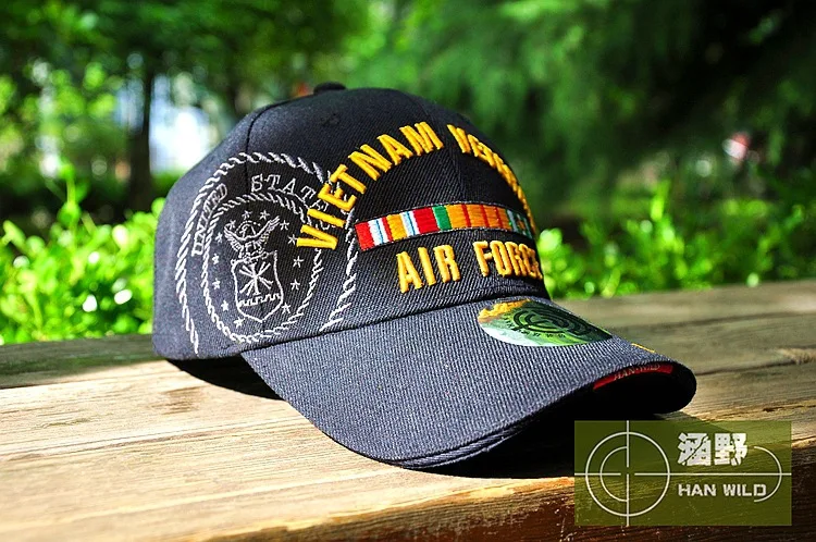 Бренд Повседневное WW2 Вьетнам Винтаж хлопок Gorras памятные Air армейские кепки Snapback Письмо Тактическая бейсболка армии США Шапки