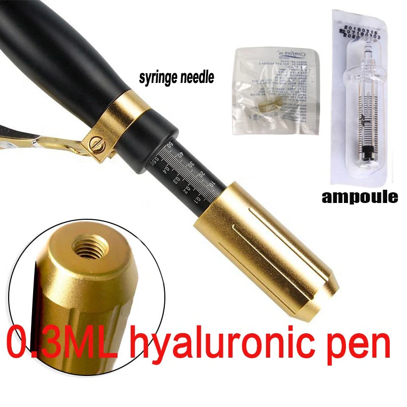 

Factory Price Hyaluron Pen Hyalocharge Atomizer High pressure Atomization Tool with Dial for SKin Beauty Device