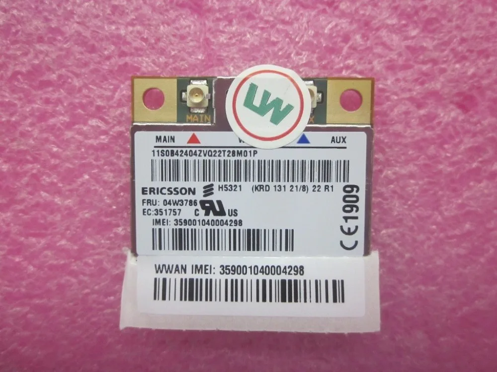 Новый оригинальный ноутбук Lenovo Thinkpad X230 T430 T530 W530 беспроводной WWAN ERC H5321 HMC Wi Fi карта