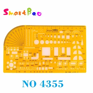 Метрическая 1:100 архитектура, модель для рисования модели 0,35 pen No 4355