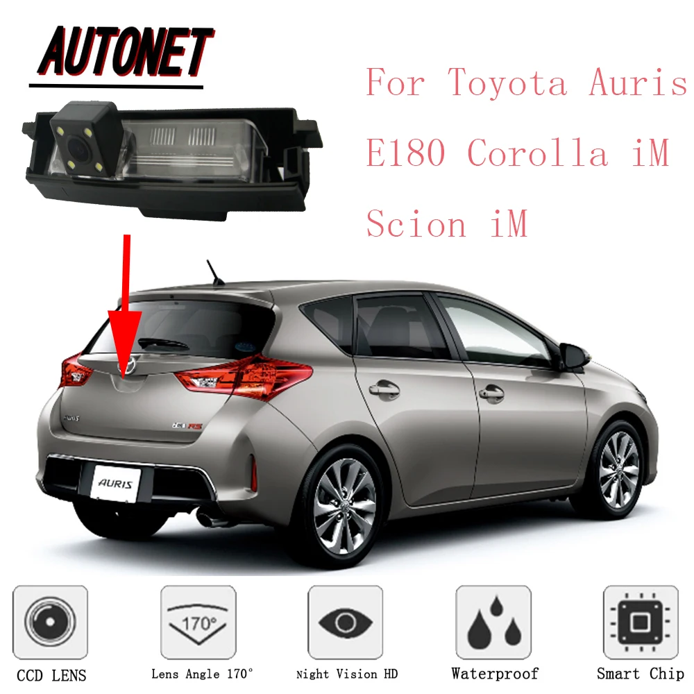 Камера заднего вида, для Toyota Auris E180 Corolla iM Scion iM Corolla/камера заднего вида/CCD/камера с ночным видением для номерного знака