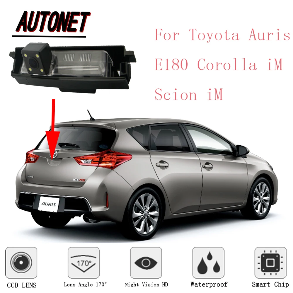 Автомобильная камера заднего вида для Toyota Auris E180 Corolla iM Scion Corolla/камера вида/CCD/камера номерного знака ночного