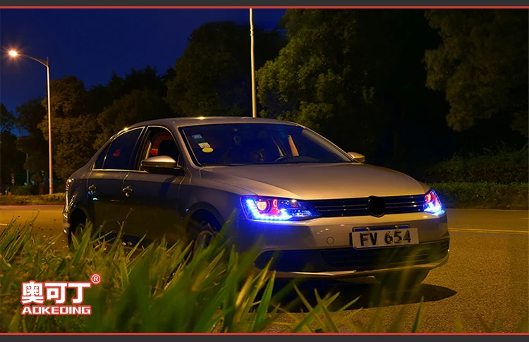 AKD автомобильный Стайлинг для VW Jetta фары 2011- Jetta Gli светодиодный фонарь Европейская версия СВЕТОДИОДНЫЙ Drl Hid Bi Xenon автомобильные аксессуары