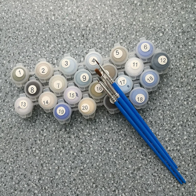 Houspace красивый женский осенний пейзаж Diy Набор для рисования по номерам окраска