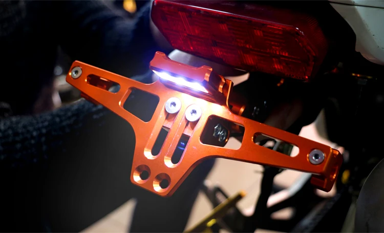 Держатель кронштейна для номерного знака мотоцикла RC 125 200 390 690 smc 1290 rc honda kawasaki yamaha