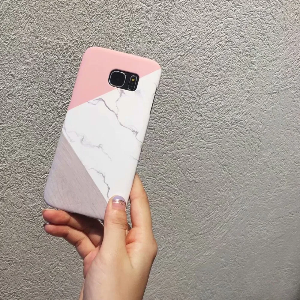 Японский Стиль Цвет Мрамор текстура мобильный чехол для iPhone X телефона лиса Apple 6/7