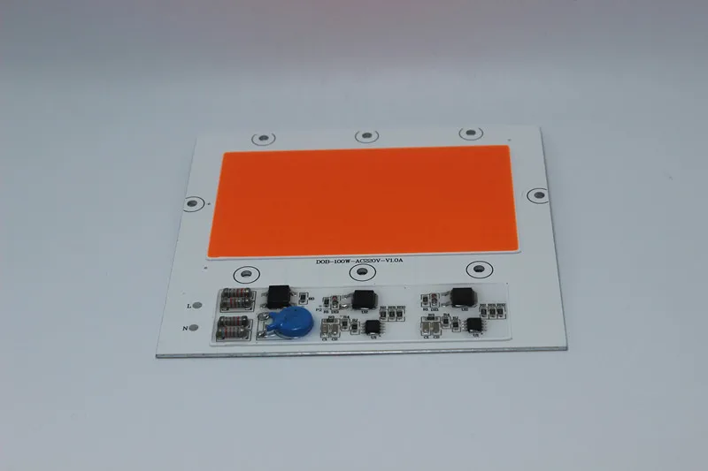 5 шт. COB светодиодный 100 Вт 150 Вт ac220V высокомощный прожектор из бисера, чип DOB, полный спектр, для растений, не растущих молний, 4 кВ