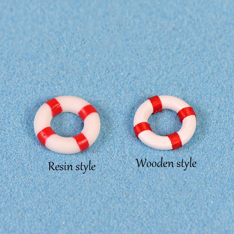 Спасательный круг плавающий модель мини смолы фея сад миниатюры DIY Террариум