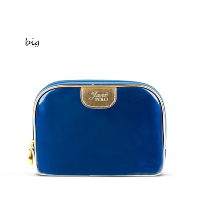 blue Модные дорожные маленькие косметички для женщин и девушек, высокое качество, косметичка, кожаная водонепроницаемая сумка-Органайзер, моющаяся косметичка - Цвет: blue