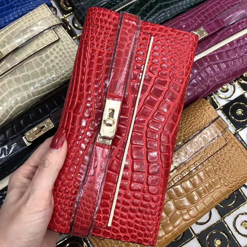 Gold Red Сан Мари супер подарок! Роскошные женские кошельки и кошельки известный бренд дизайнер короткие натуральная кожа девушки кошелек высокое качество - Цвет: Gold Red
