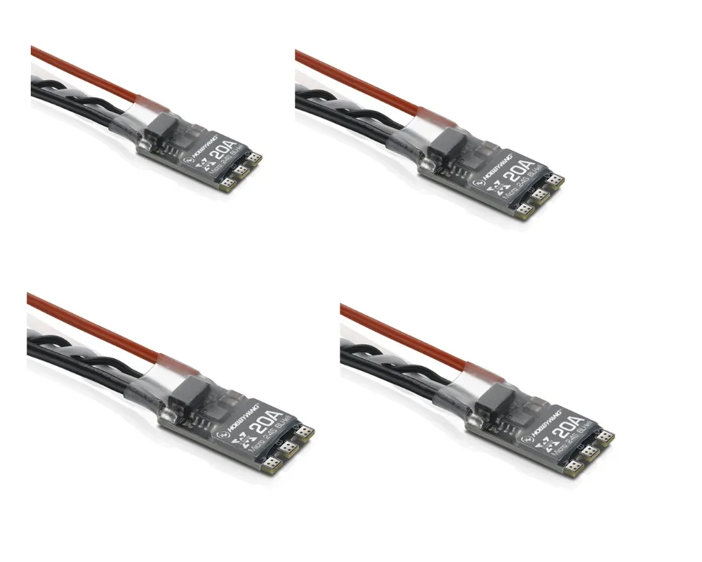 4 шт. XRotor Micro 20A / 30A 35A BLHeli Mini ESC Hobbywing поддерживает OneShot для FPV гоночного