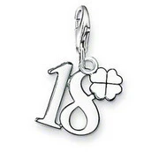 Модные подвески из стерлингового серебра 925 пробы с цветами удачи и 18 лет Diy (1 5x1 5