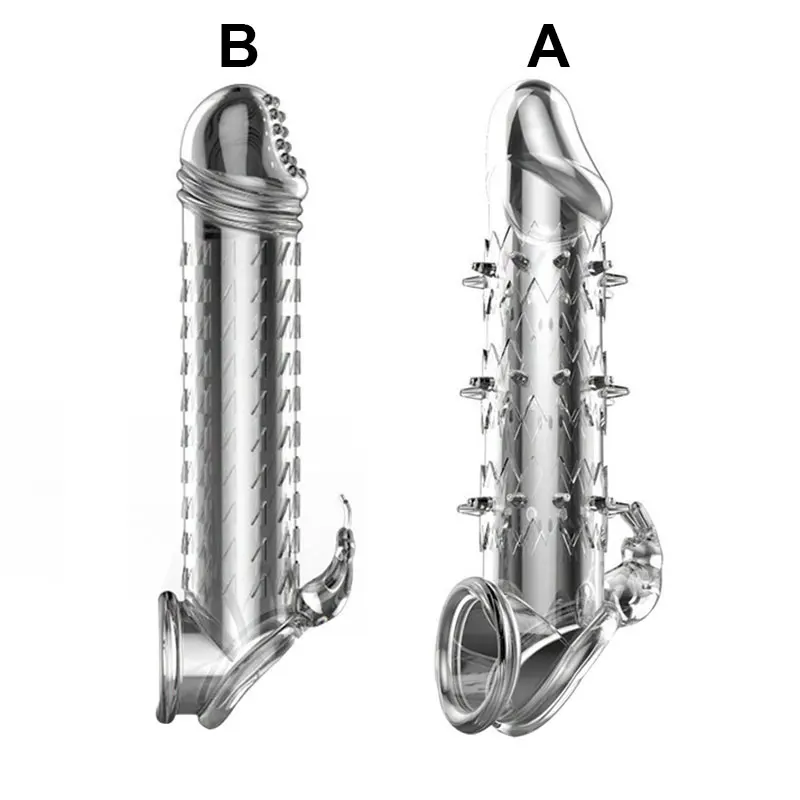 TPE многоразовые презервативы с шипами в крапинку для Для мужчин Стимулятор точки