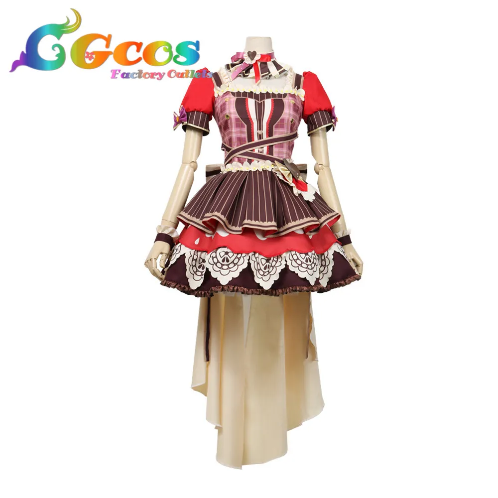 CGCOS Бесплатная доставка Косплэй костюм Bang Dream! Dustabata Happy Valentine Ichigaya Arisa костюмы на