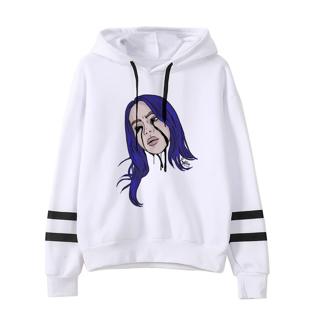 Весна, худи Billie Eilish, с принтом, с капюшоном, для женщин и мужчин, толстовка, Одежда Harajuku, повседневная,, толстовки Kpop, толстовки