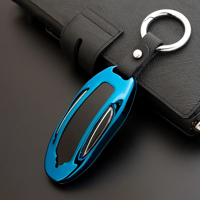 Чехол для ключей из цинкового сплава и кожи чехол автомобильного ключа