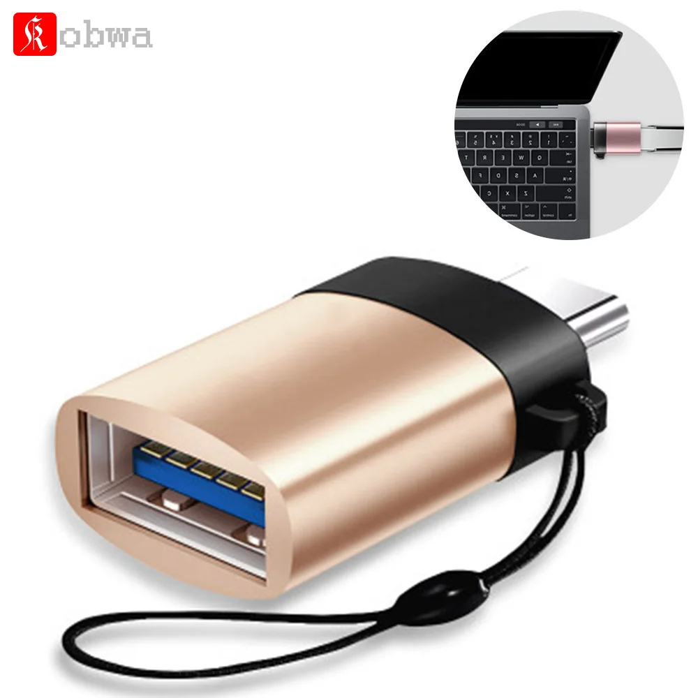 Kobwa OTG type-c usb c адаптер micro type usb-c 3 0 зарядный преобразователь данных для samsung galaxy s8 s9