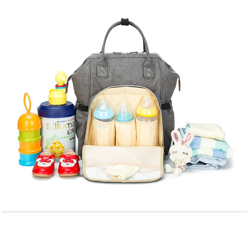 

Сумка на плечо для мам, вместительный рюкзак для подгузников для мам и детей, Модный водонепроницаемый дорожный ранец для подгузников