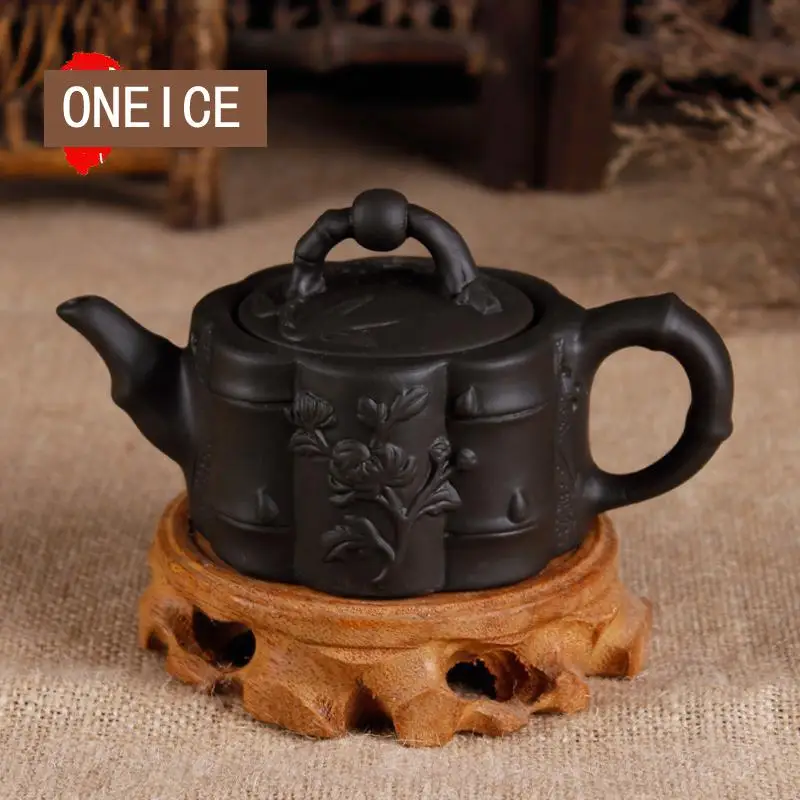 Аутентичный Yixing чайник 150 мл маленькая емкость Фиолетовый Глиняный набор кунг-фу