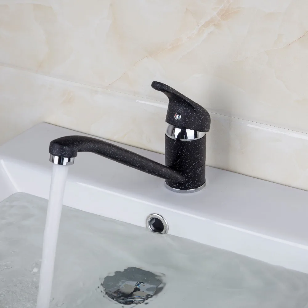 Новый Поворотный кран KEMAIDI с длинным носиком для горячей/холодной воды 360