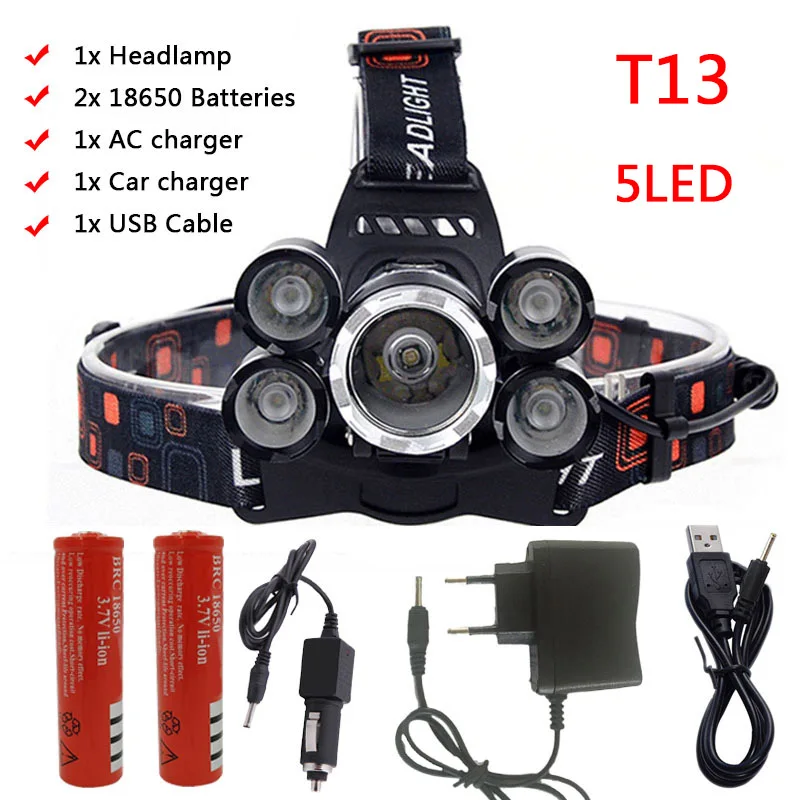 C Litwod z20 XM-L T6 светодиодный зум-объектив налобный фонарь налобный светильник ing светильник вспышка светильник фонарь перезаряжаемый головной светильник для рыбалки - Испускаемый цвет: C