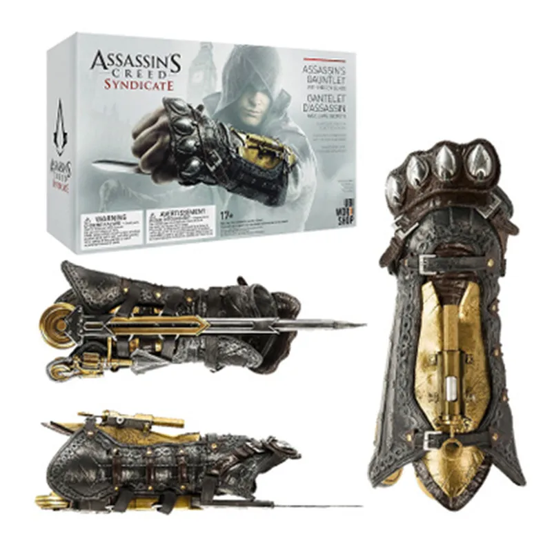 Высокое качество игры Assassins Creed 7 Скрытая клинок рукавицы реквизит Эдвард Кенуэй