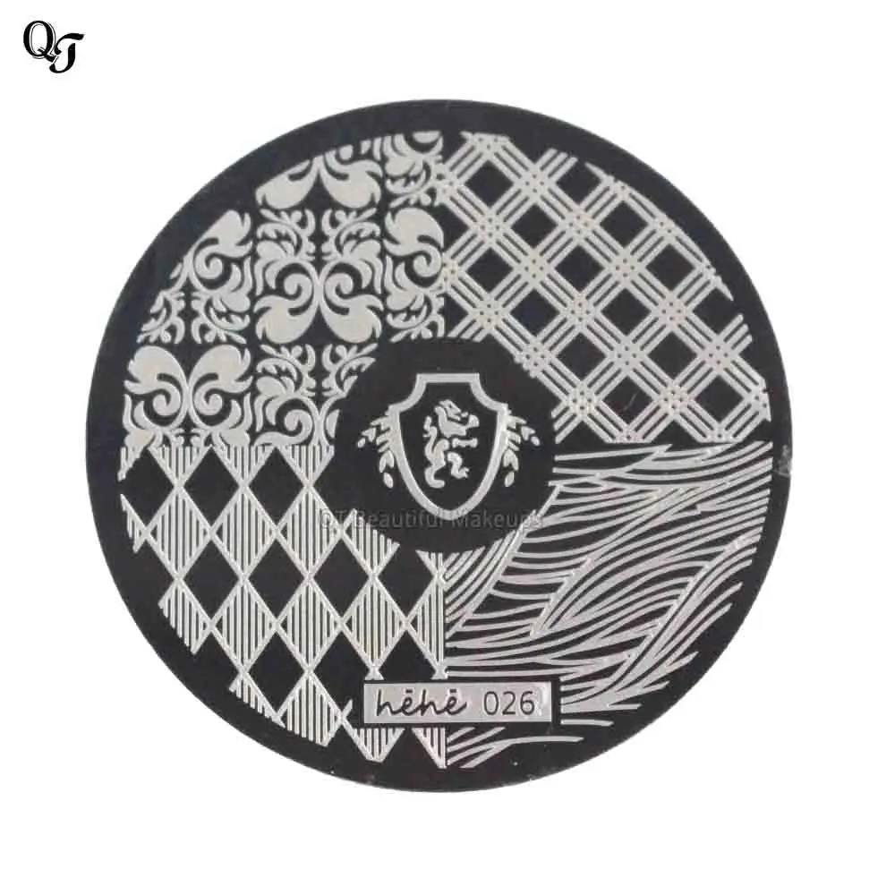 4 красивых дизайна сделай сам штамповка для ногтей пластина полировки шаблоны