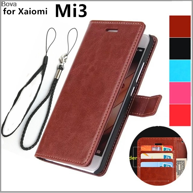Для fundas Xiaomi Mi3 держатель для карт чехол для Xiaomi Mi3 из искусственной кожи чехол ультра тонкий кошелек Чехол флип-чехол для телефона чехлы для телефонов
