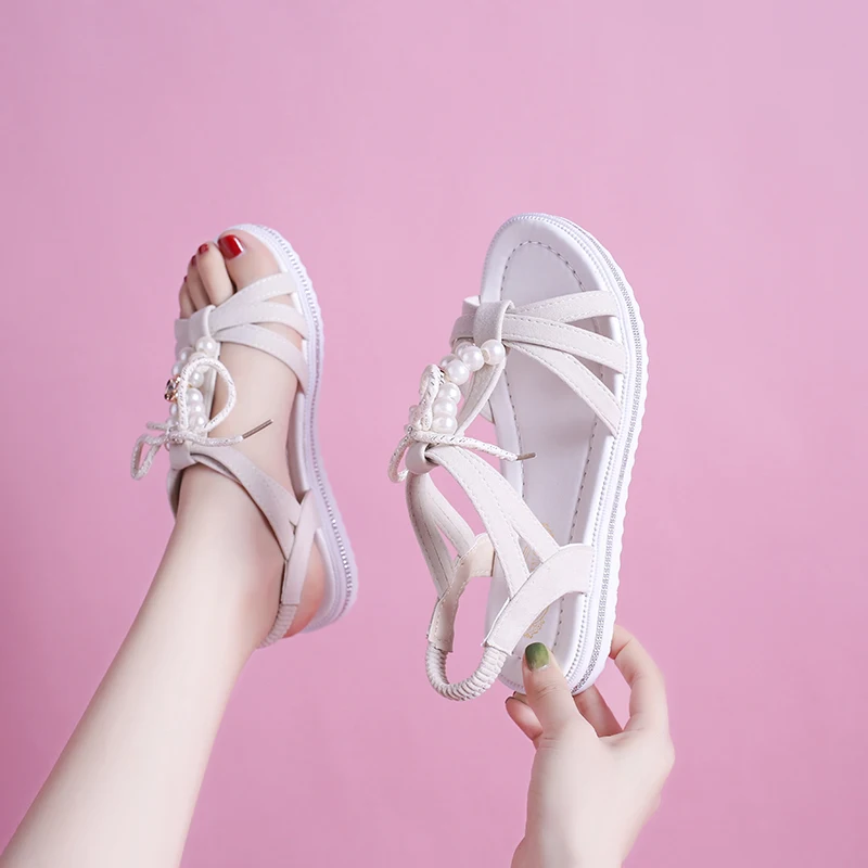 Женские босоножки Новинка 2019 года Летние вьетнамки пляжные сандалии для женщин