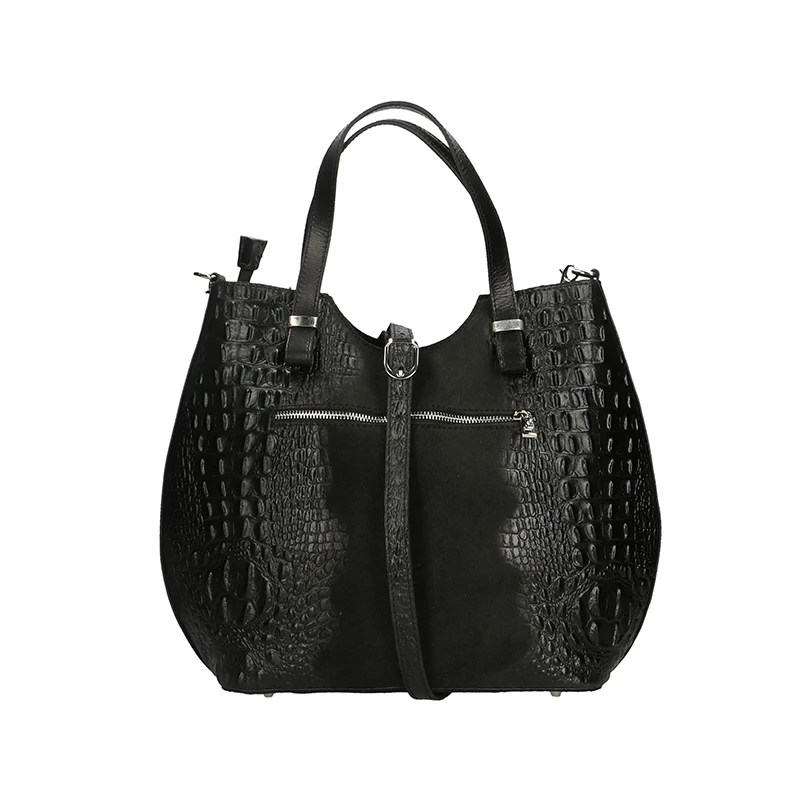 VR Bag For Women Fashion Shoulder Hobos In Genuine Leather Large Capacity Single Strap Zipper Closer 80046-1 | Багаж и сумки