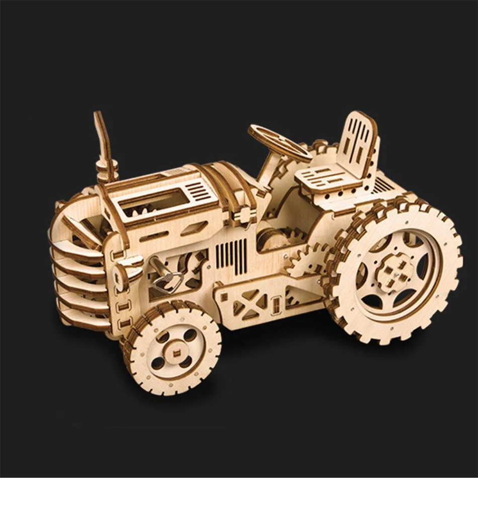 3 вида деревянных игрушек 3D Головоломка обучающие игрушки DIY лазерная резка механическая модель паззлов для деревянная головоломка для детей игра детский подарок