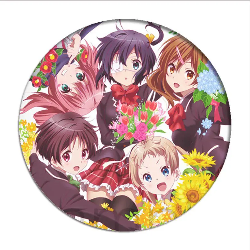 1 шт. Chunibyo Demo Koi ga Shitai значок косплея Рикка Таканаси брошь Тогаши Юта коллекция