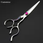 Ножницы Парикмахерские 440c, 6 дюймов, с логотипомименем на заказ