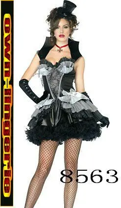 Хэллоуин Дьявол призрак невесты костюм платье зомби черное нарядное Вечеринка