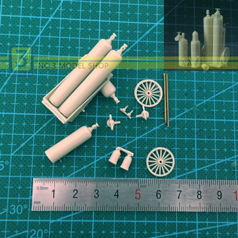 Игрушки 1/35 смолы модели солдат кислородные баллоны Смола Модель|resin model|1/35 resinresin