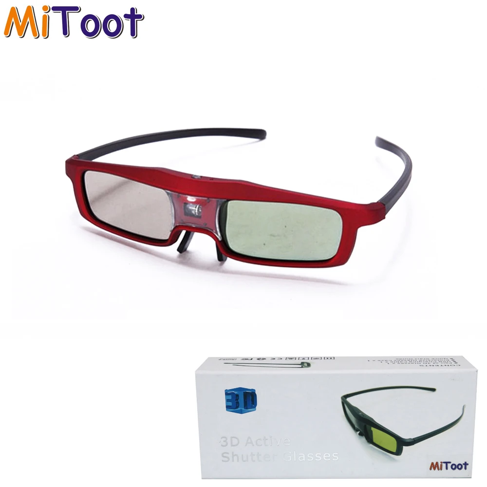 MiToot затвора активные 3D очки для DLP проектор 96 ~ 144 Гц BenQ Dell Sharp Xgimi Z4X/H1 JMGO G1/GS1/P1|active 3d