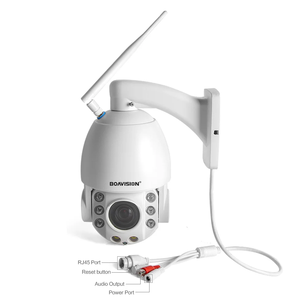 20X оптический зум HD 1080P wifi PTZ IP камера наружная беспроводная CCTV камера двухсторонняя аудио с динамиком IR 80 м Безопасность IP PTZ Cam