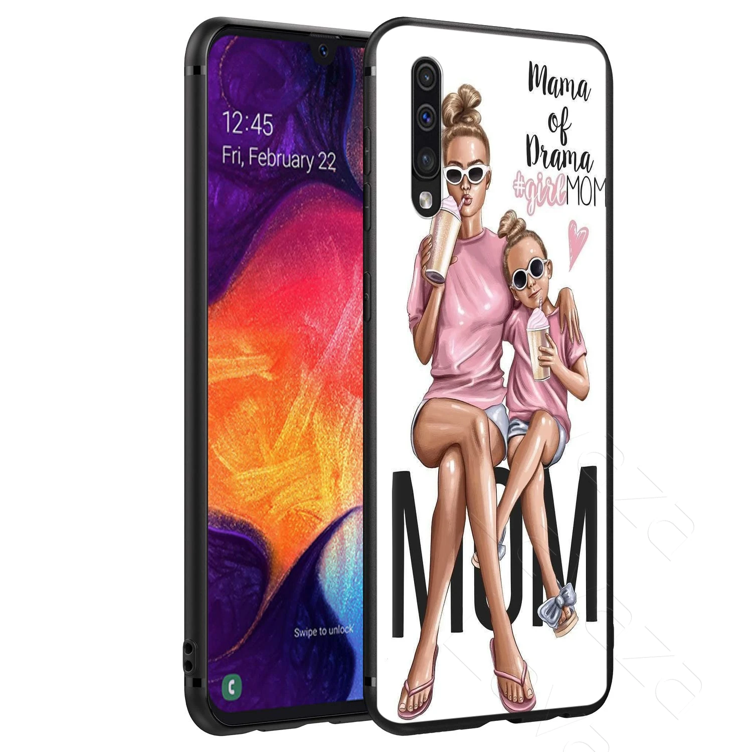 Lavaza черного и коричневого цвета для волос мамы малыша девушка чехол Samsung