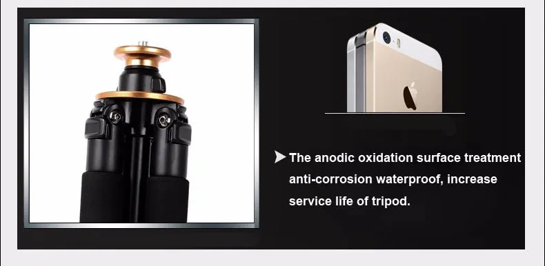 QZSD Q1000 Профессиональный штатив для Canon Nikon sony Цифровые зеркальные DSLR Камера стабильный 45 мм мяч с шаровой головкой нагрузка 15 кг